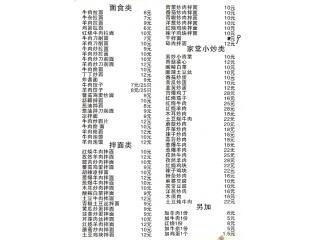 兰州人牛肉拉面的外卖单