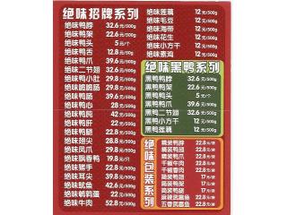 绝味鸭脖的外卖单